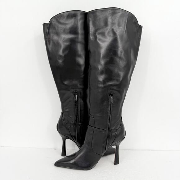Sam Edelman Womens Elia Above The Knee High Boots US 6.5 M WC Black Leather NIB - Picture 7 of 12